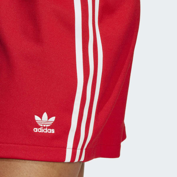 adidas Adicolor Classics 3-Stripes Short Wrapping Skirt - Red | Women's ...