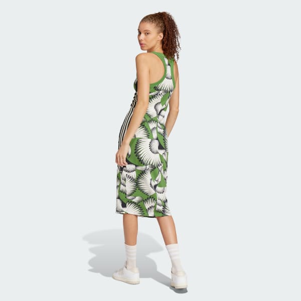 Branco Vestido Premium adidas X FARM