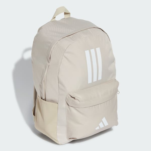 Beige Classic Back-to-School 3-Stripes rygsæk