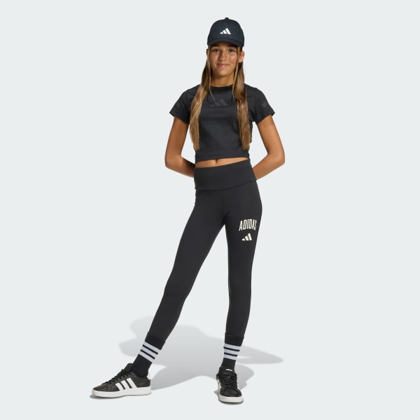 Preto LEGGING SEASONALS COLLEGIATE TYPOGRAPHY