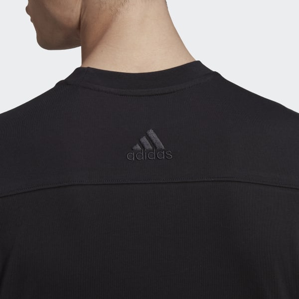 Crítica Agotar Pico Camiseta Essentials Brand Love Logo (Género neutro) - Negro adidas | adidas  España