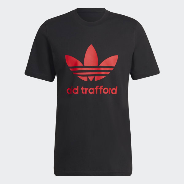 Preto Camiseta Old Trafford Trefoil ZK982