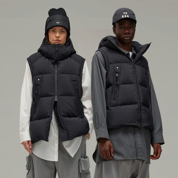 adidas Y-3 Puffer Vest - Black | Free Shipping with adiClub