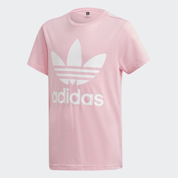 pink adidas trefoil sweatshirt