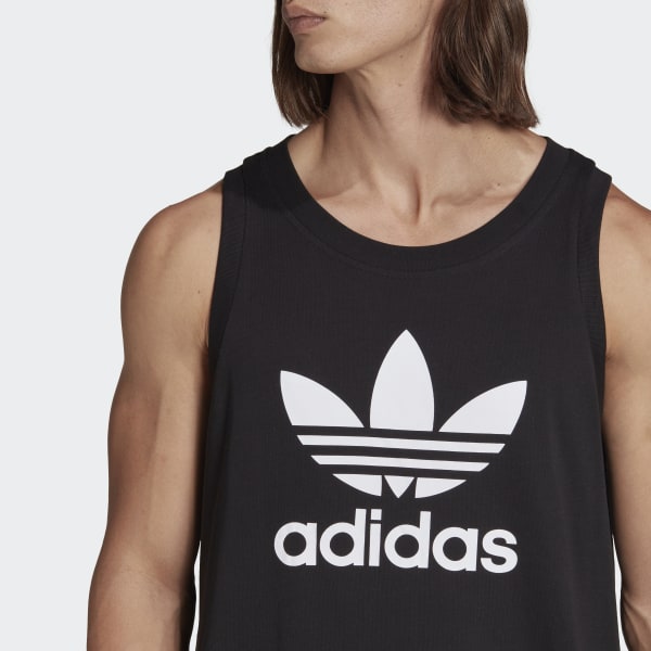 adidas Adicolor Classics Trefoil Tanktop Zwart adidas