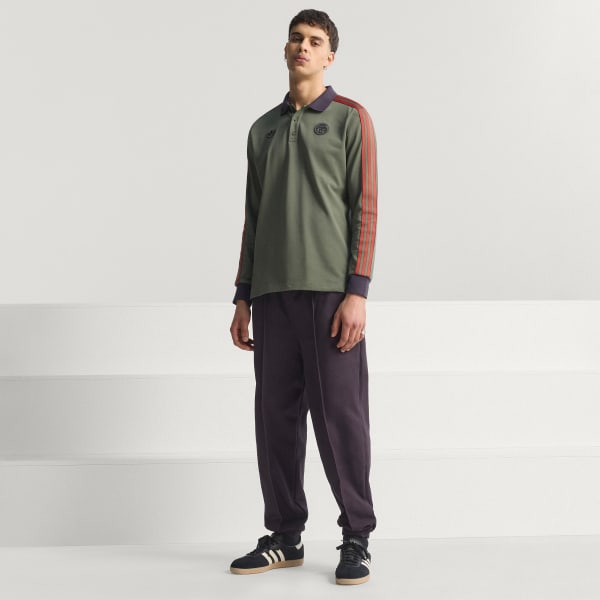 Gron FC Bayern Terrace Icons Long Sleeve Polotrøje