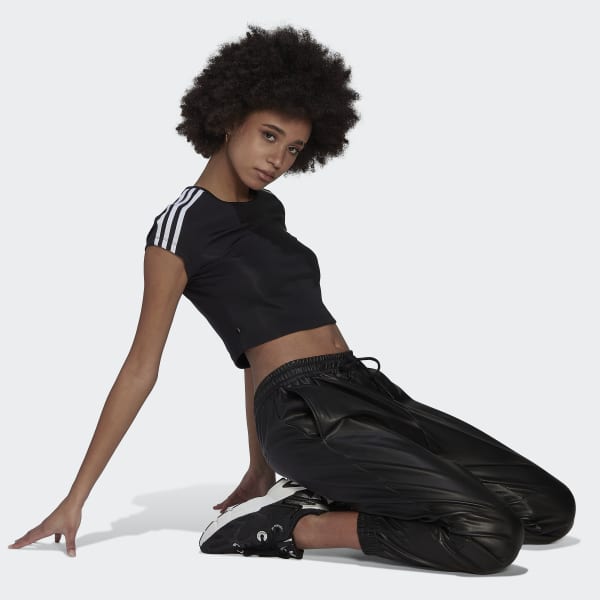 Preto T-shirt Curta 3-Stripes Adicolor Classics DL768