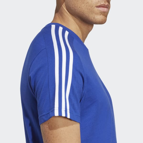 lafc jersey adidas store - adidas sportswear Essentials Single Jersey 3 -  Stripes Tee Better Scarlet / White IC9339