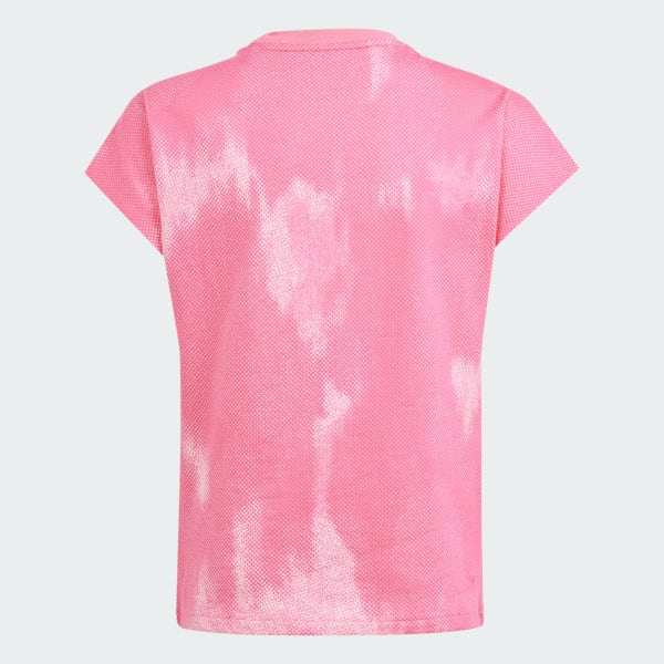Rosa Playera Future Icons Algodón Estampada Kids