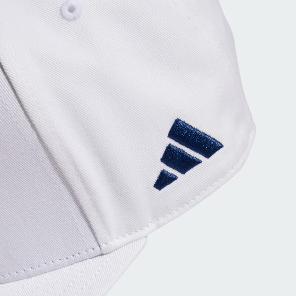 Blanco Gorra Visitante Real Madrid Cierre a Presión