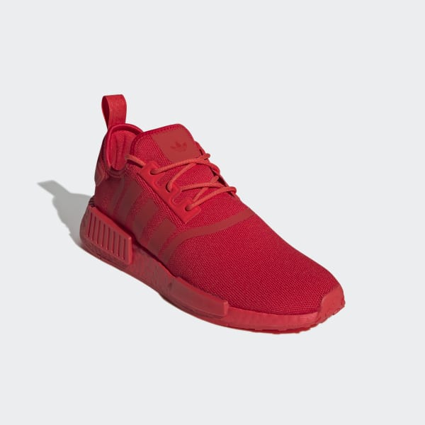 Adidas nmd hotsell vermelho white