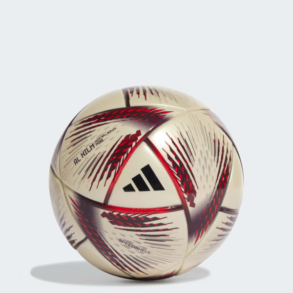 adidas Al Hilm Mini Soccer Ball - Beige | Free Shipping with