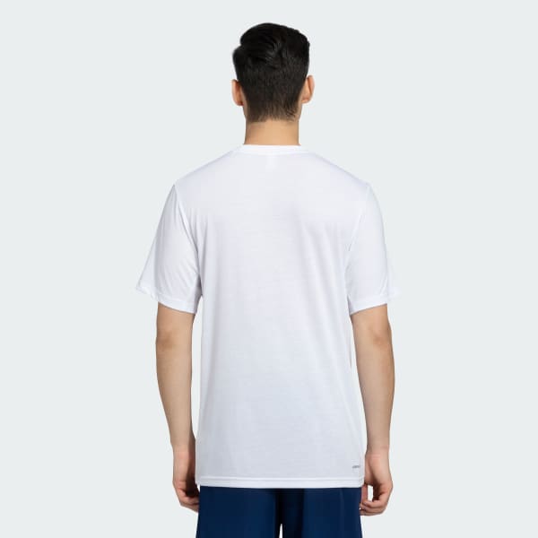 White TRAIN ESSENTIALS COMFORT TRAINING TEE