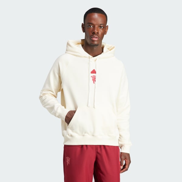 Hoodie online adidas blanc