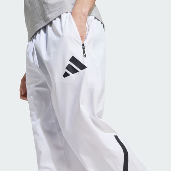 adidas Z.N.E. Woven Pants - White | Free Shipping with