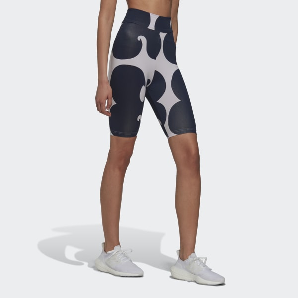 Roxo Calções Justos Canelados Marimekko