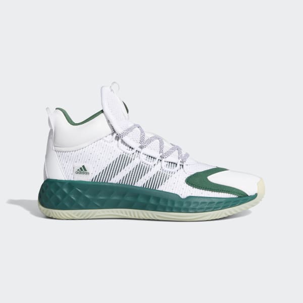 white adidas green