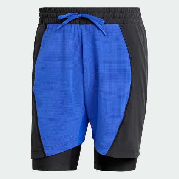 Blue Tennis Shorts and Inner Shorts Set