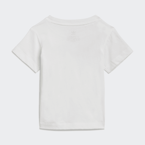 White Adicolor Shorts and Tee Set