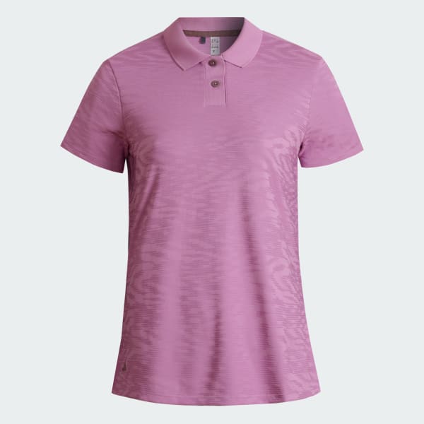 Violeta Playera Polo Ultimate365 Jacquard
