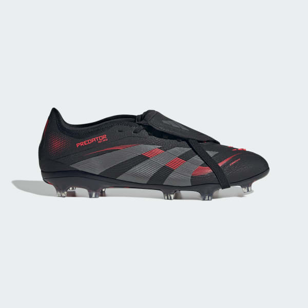 Μαύρο Predator Pro Fold-Over Tongue Firm Ground Boots
