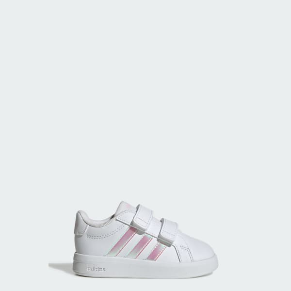 White GRAND COURT 3.0 SHOES INFANTS