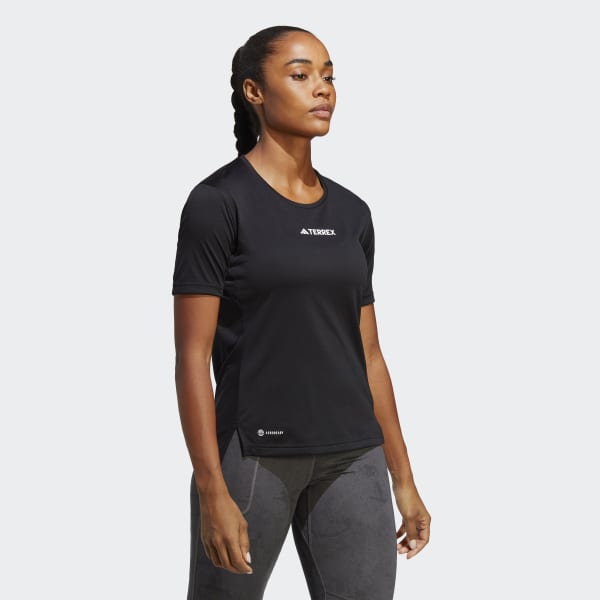 Women\'s Black adidas Hiking | TERREX adidas - Multi Tee | US