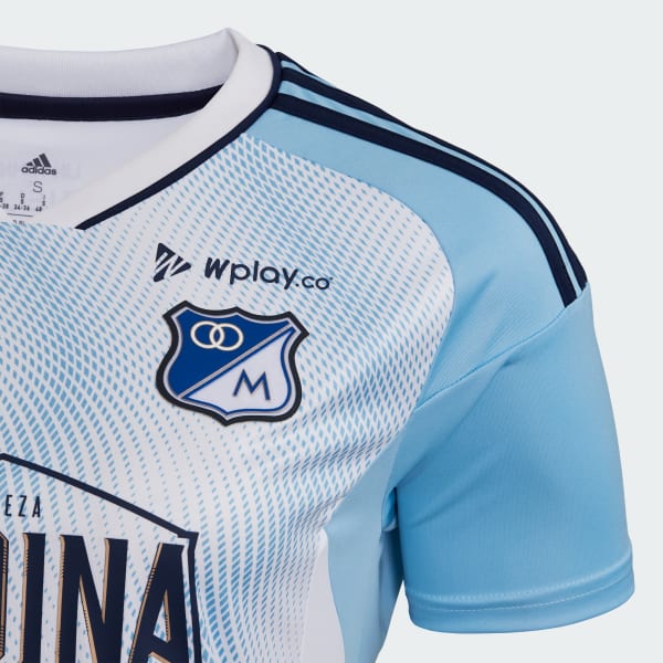 Gris Camiseta Visitante Millonarios FC 2023