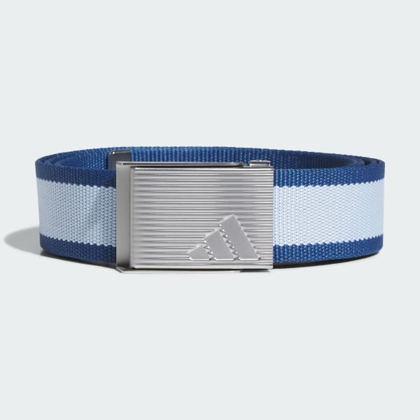 modrá Opasok Reversible Striped Webbing