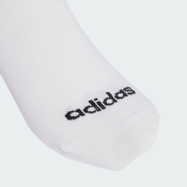 bílá Ponožky s odpružením Linear Crew Socks balení 6 párů