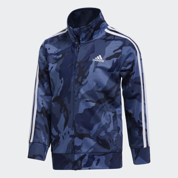 blue camo adidas jacket