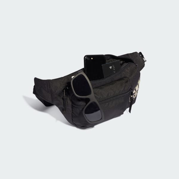 Black Sportswear Waist Bag