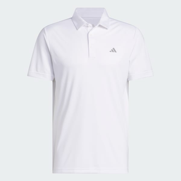 White PERFORMANCE SOLID POLO SHIRT