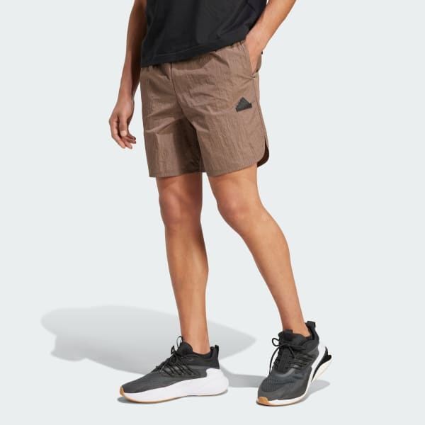 Marron Short tissé City Escape