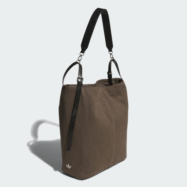 Brown 벨티드 토트백