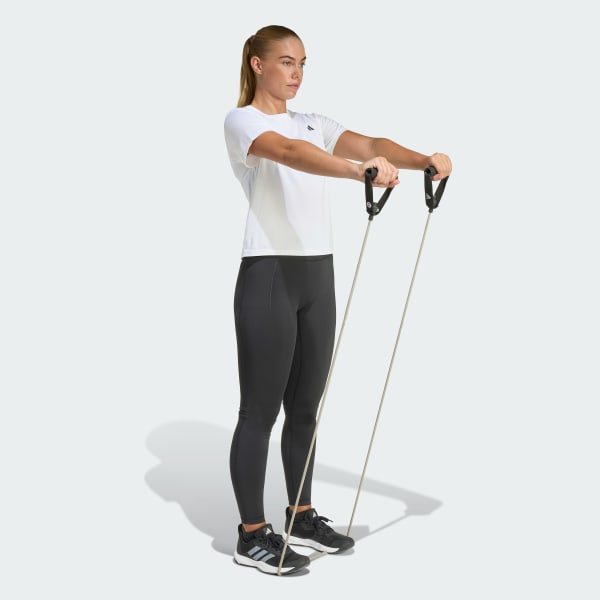 Blanco Polo Workout Essentials de Cuello Redondo