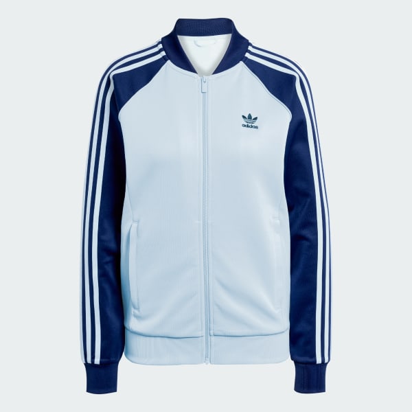 สีน้ำเงิน เสื้อแทรค Adicolor Classics SST