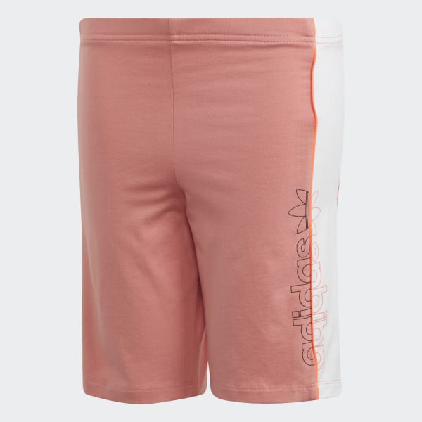 pink adidas biker shorts