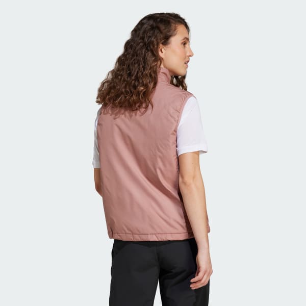 Pink Terrex Multi Climawarm Insulated Hooded Vest