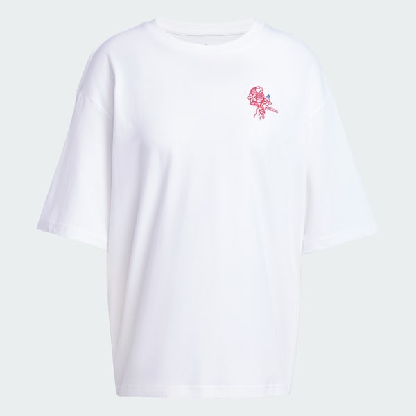 สีขาว เสื้อยืดพิมพ์ลาย Codes Photoreal