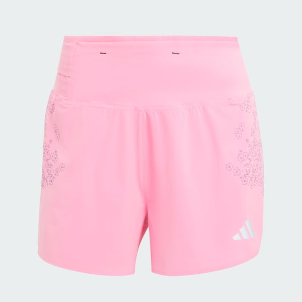 Pink Adizero Tokyo Running Gel Pocket Shorts