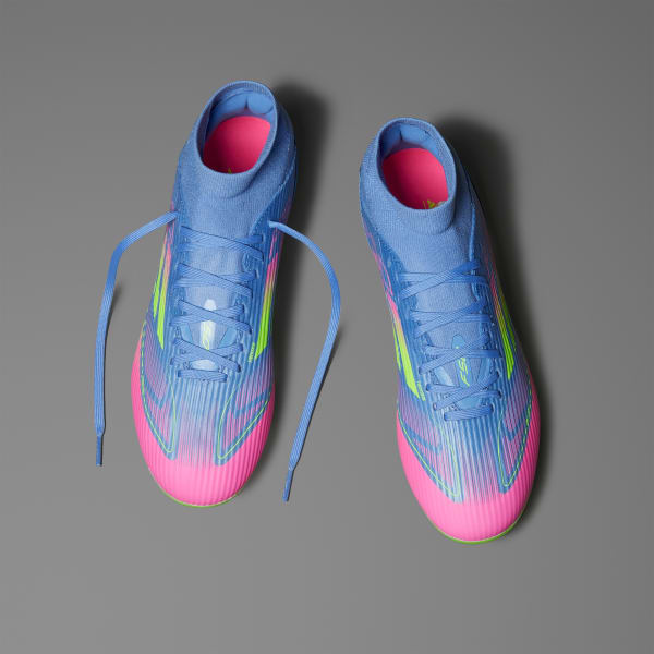 modrá Kopačky F50 League Mid Firm/Multi-Ground