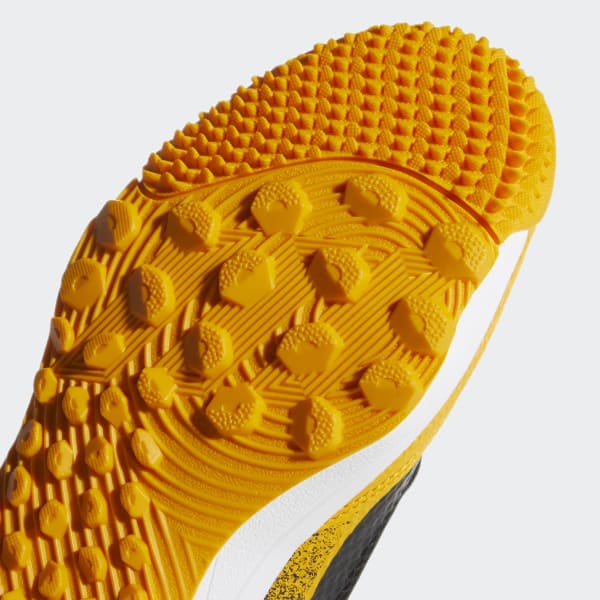 black and gold baseball turf shoes