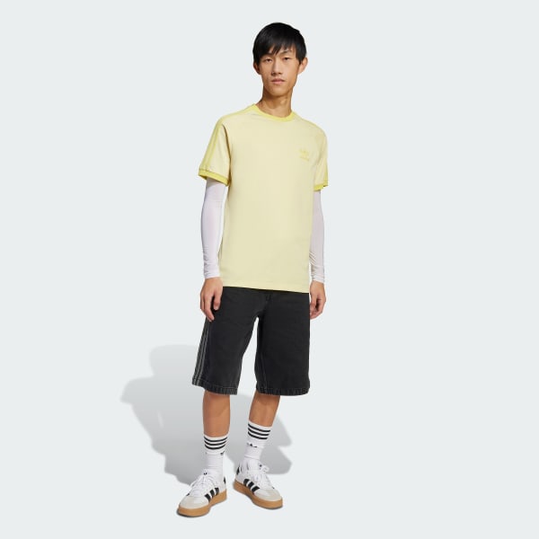 Κίτρινο Adicolor Classics 3-Stripes Tee