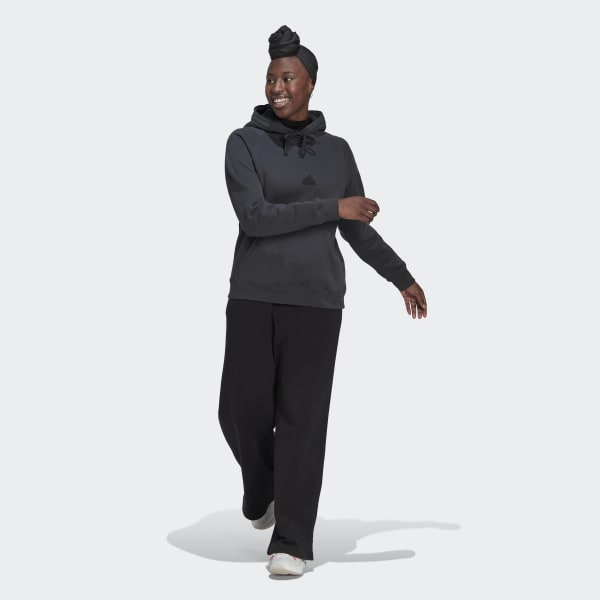 Gris Sudadera con capucha Oversized HQ512