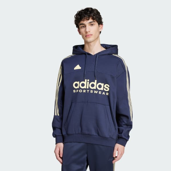 Blue House of Tiro Fleece Hoodie