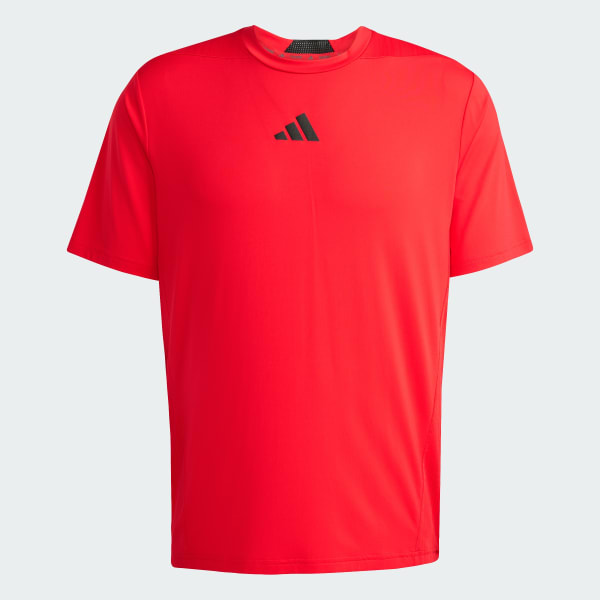 สีแดง เสื้อยืด Designed-for-Training Intensity