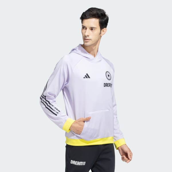 adidas India Cricket Training Hoodie Purple adidas India