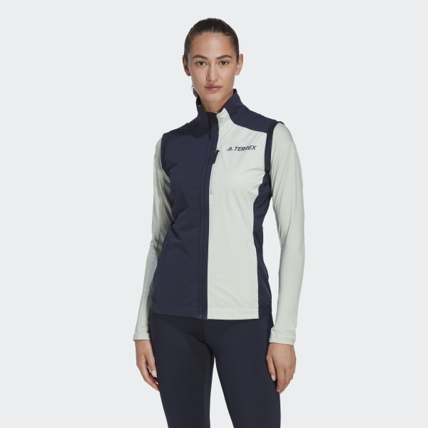 Blu Giacca senza maniche da sci di fondo Terrex Xperior Soft Shell