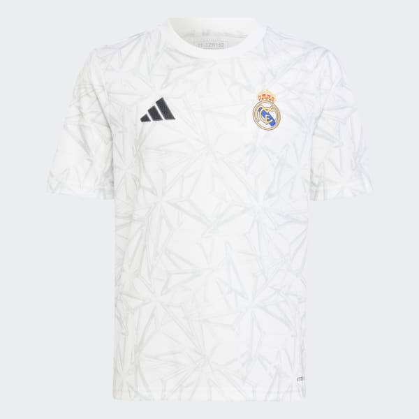 Hvit Real Madrid Pre-Match Trøye